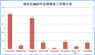 咸安区2017年法律服务工作统计表